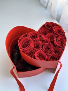 Heart Gift Box | Passion Red Heart - FruqueteLA