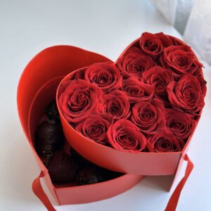 Heart Gift Box | Passion Red Heart - FruqueteLA